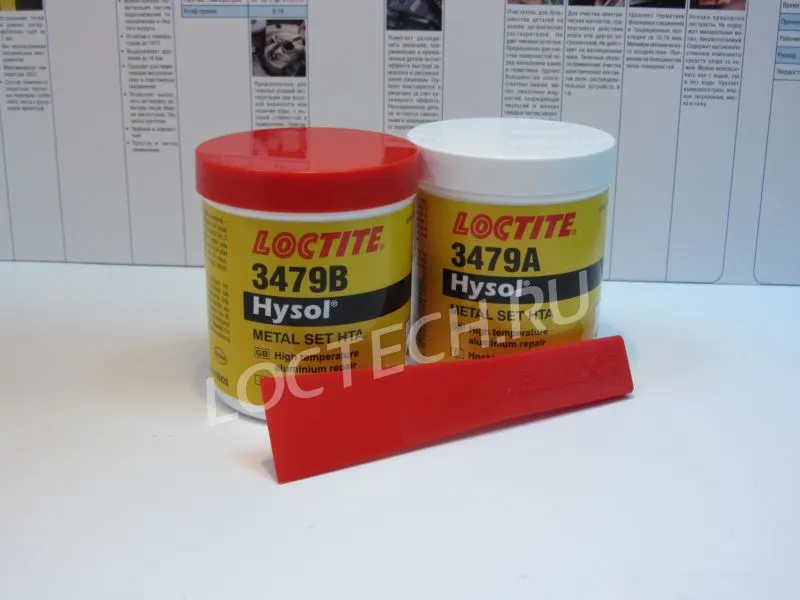 Алюмонаполненная шпатлевка, повышенной термостойкости Loctite 3479